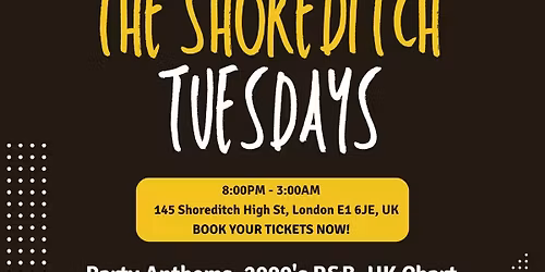 Freshers Week Party @ The Shoreditch \/\/ The Shoreditch \/\/ Commercial, Hip-Hop, R&B