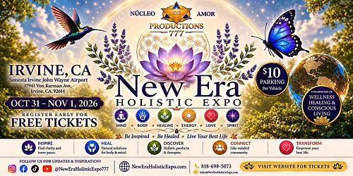 Holistic Expo Spiritual Fair, Oct 31 - Nov 1, 2026, Irvine, CA