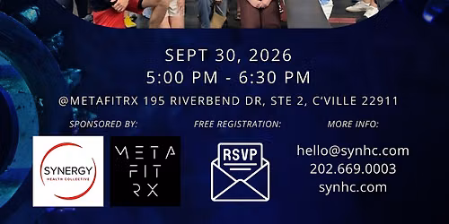 Networking for Charlottesville Healthcare, Fitness & Wellness Professionals