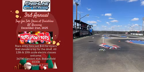 3rd Annual Toys for Tots Drive at Finishline