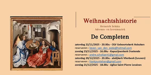 Weihnachtshistorie - Heinrich Schütz