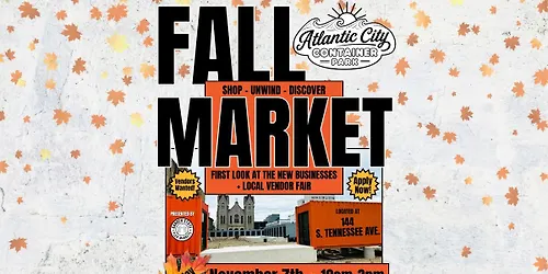 AC Container Park Fall Market