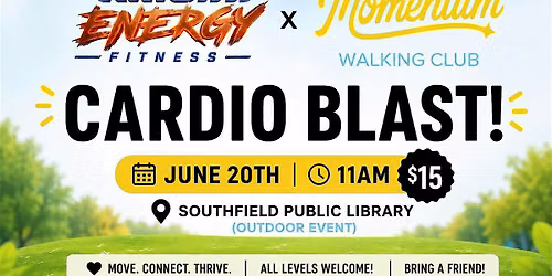 Cardio Blast WorkShop with Rich Energy Fitness