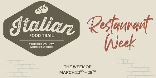 Italian Food Trail Restaurant Week