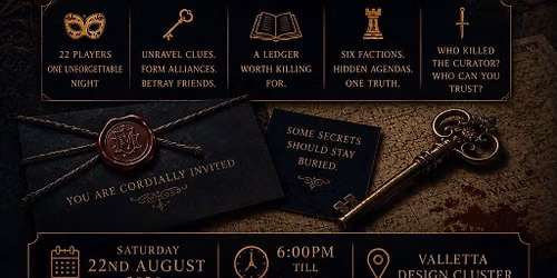 Murder Mystery Event - 22nd August