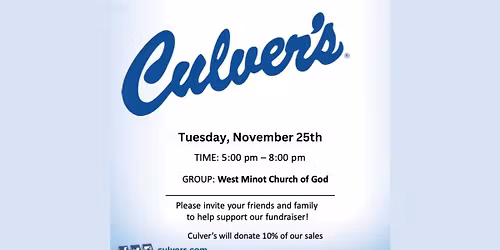 Culver's Fundraiser