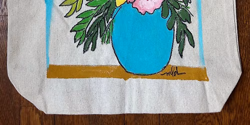 Handpainted Canvas Tote Class