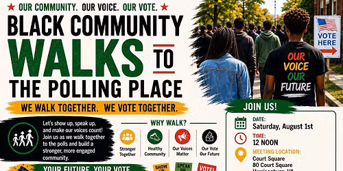 Black Community Walks To The Polls