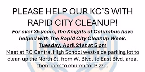The Rapid City Cleanup Week