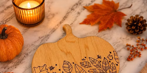 Fall Cutting Board (wood burning) Workshop