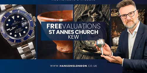 Kew Valuation Day: FREE Gold, Silver Jewellery, Watches & Antique Valuations