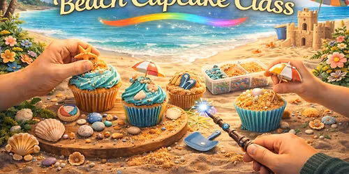 Parent & Child Beach Themed Cupcake Class