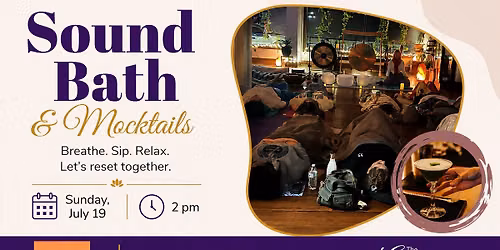 Sound Bath & Mocktails at Winnie's!
