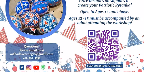 Patriotic Pysanky Workshop