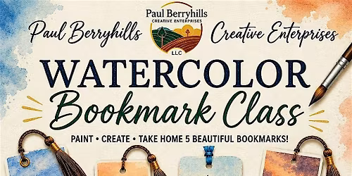 Every Book Deserves a Beach Body, Paint your own watercolor bookmarks