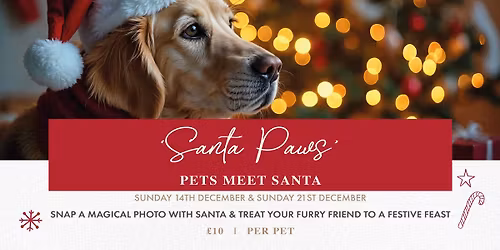 \u2018Santa Paws\u2019 - Pets Meet Santa at Holland Hall