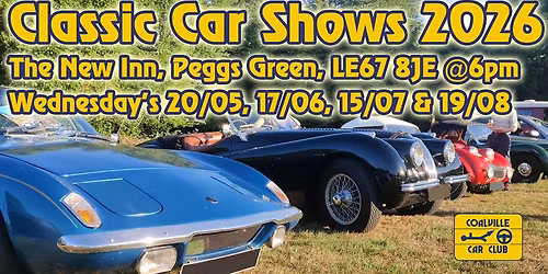 Coalville Car Club Car Shows - 2026