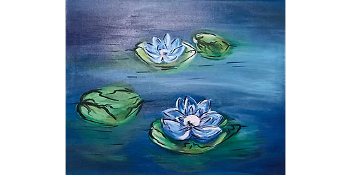 Lovely Lotus at Night - Paint and Sip in Sacramento | Classpop!\u2122