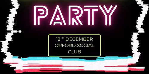 Game On! Xmas Britpop and indie party at Orford Social club!