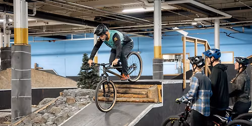 Indoor Intermediate-Advanced Group Mountain Bike Lessons