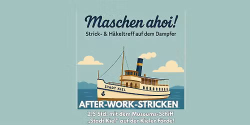 Maschen Ahoi! Kieler-Woche-Strickfahrt mit der MS Stadt Kiel