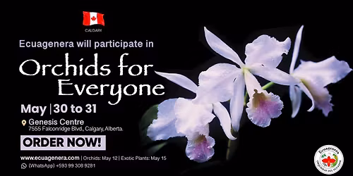 Ecuagenera will participate in Orchids for Everyone 