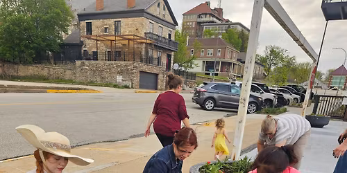 Downtown Flower Planting