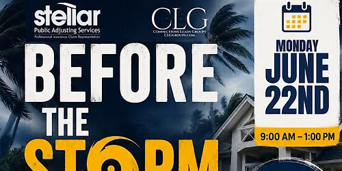 CLG - Before the Storm Networking Event