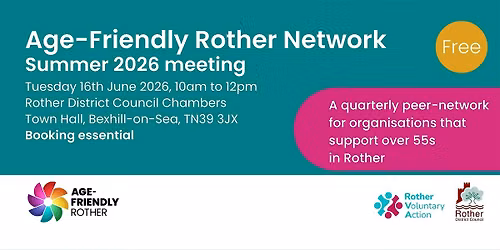 Age-Friendly Rother Network quarterly meeting: Summer 2026