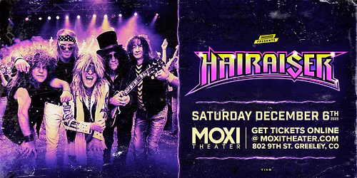 Hairaiser - Hits of the 1980's @ Moxi Theater