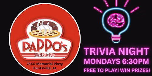 Trivia Night at Pappo's Pizzeria!