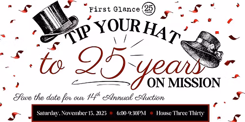 Tip Your Hat to 25 Years on Mission at First Glance\u2019s 14th Annual Auction