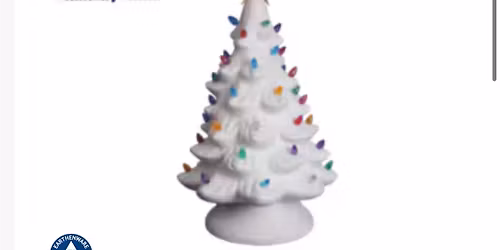 Voodoo ceramic Christmas tree workshop 