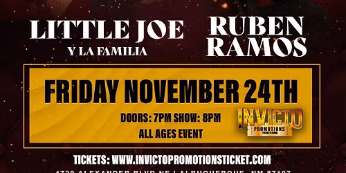 Little Joe Y La Familia at Concrete Street Amphitheater