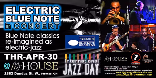 ELECTRIC BLUE NOTE Concert - International Jazz Day event