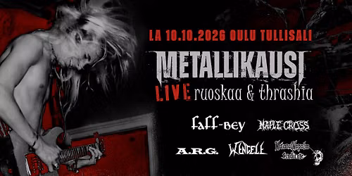 Metallikausi live | Tullisali, Oulu | 10.10.2026
