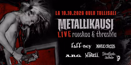 Metallikausi live | Tullisali, Oulu | 10.10.2026