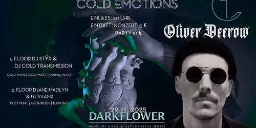 Cold Emotions Vol. 3 LIVE: OLIVER DECROW