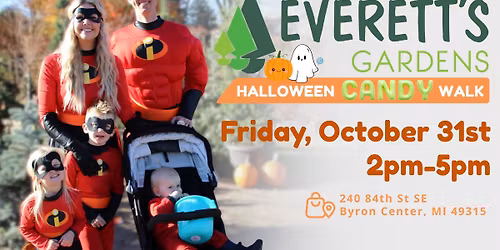 Everett's Gardens Halloween Candy Walk