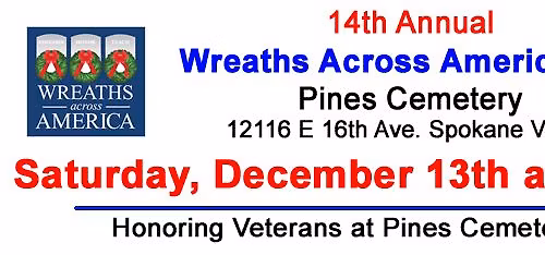 Wreaths Across America Day at Pines Cemetery Spokane Valley