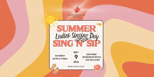 Sing n'Sip Ladies Singing Day