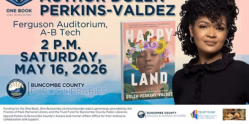 One Book, One Buncombe Author Event with Dolen Perkins-Valdez