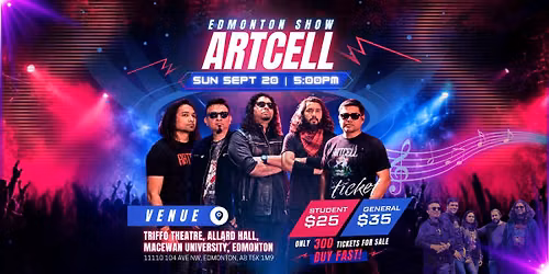 ARTCELL - EDMONTON SHOW