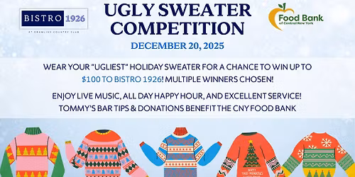 Ugly Sweater Party for the CNY Food Bank