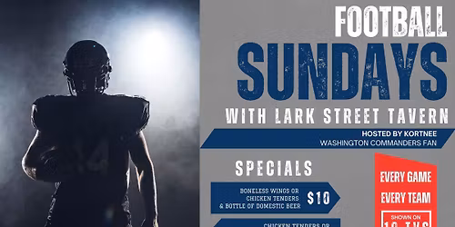 Football Sunday with The Lark Street Tavern