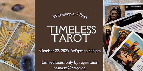 Timeless Tarot Workshop with Dr. Robin Johnson