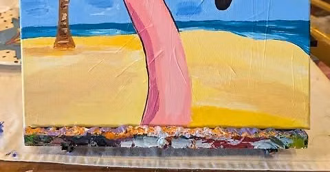 "Chillin' Flamingo" Canvas Class
