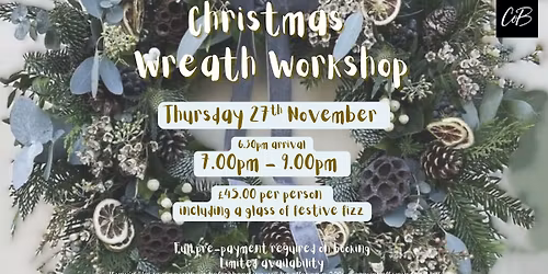 Christmas wreath workshop