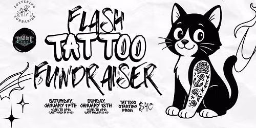 Flash Tattoo Fundraiser with Ink'd 810 Tattoo