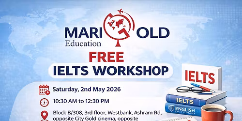 FREE IELTS WORKSHOP \u2013 Don\u2019t Miss Out!
